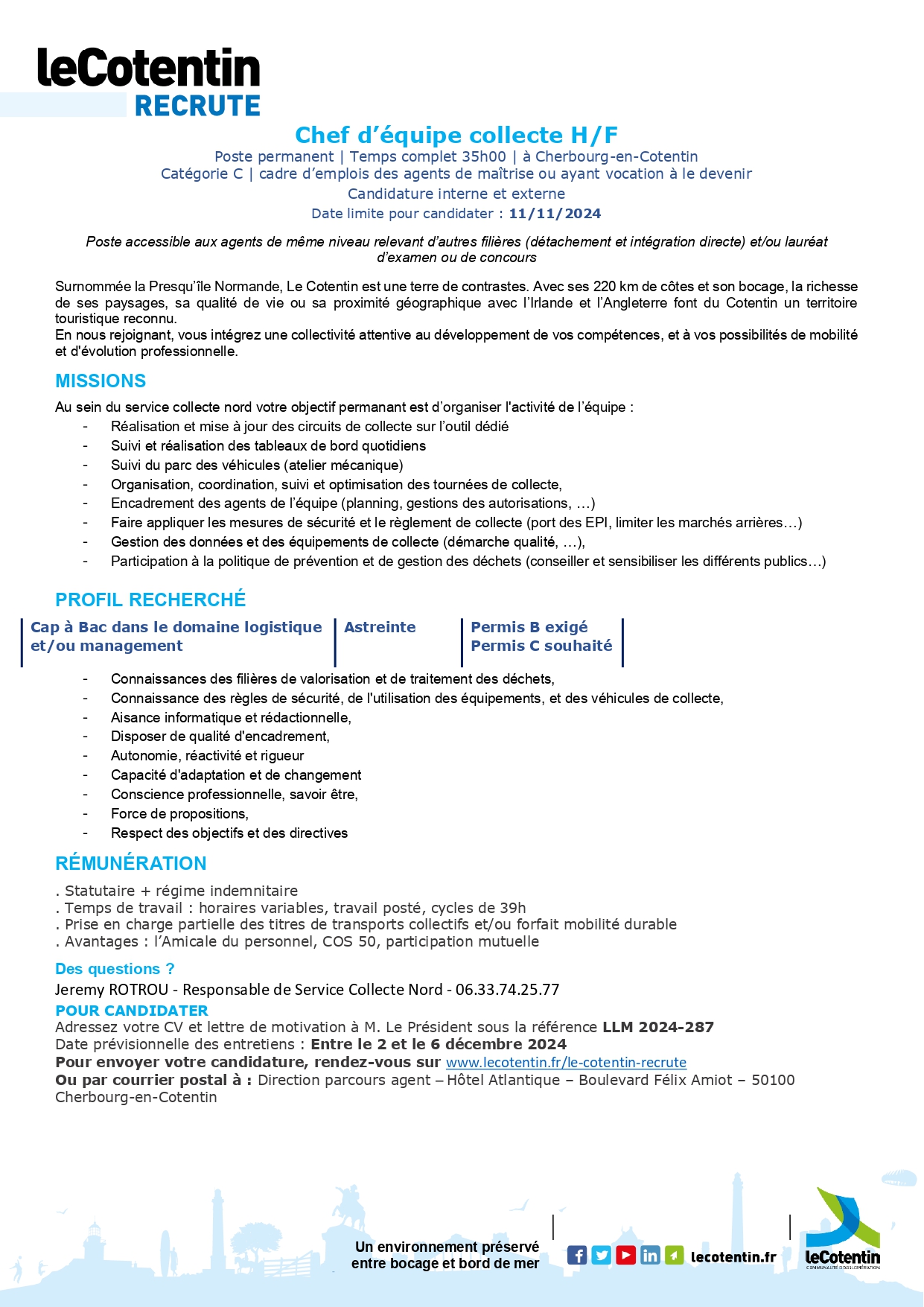 Offre d'emploi 
