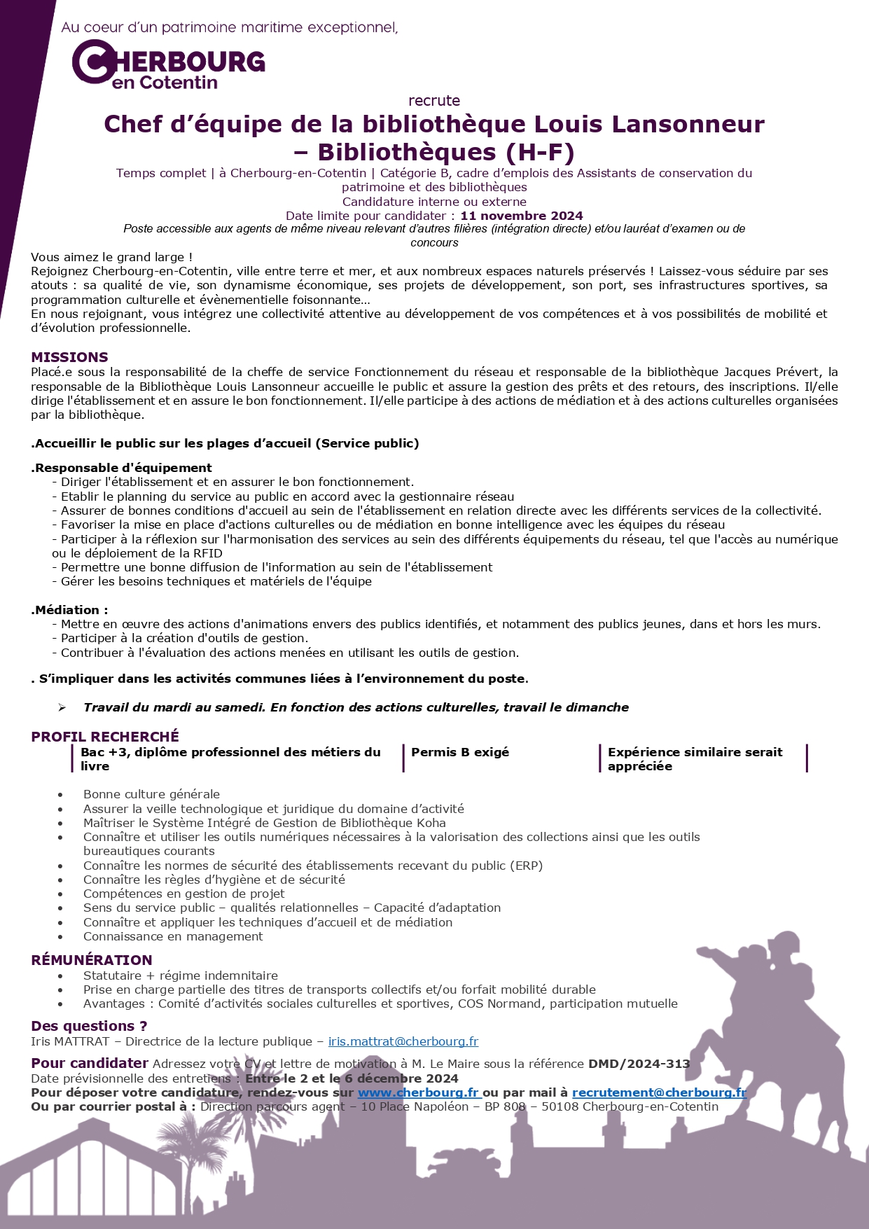 Offre d'emploi