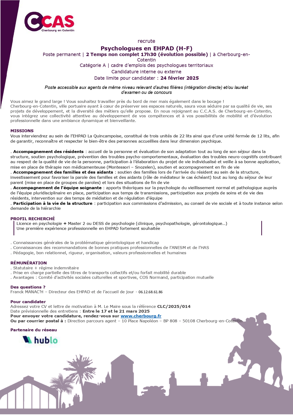 Psychologues en EHPAD