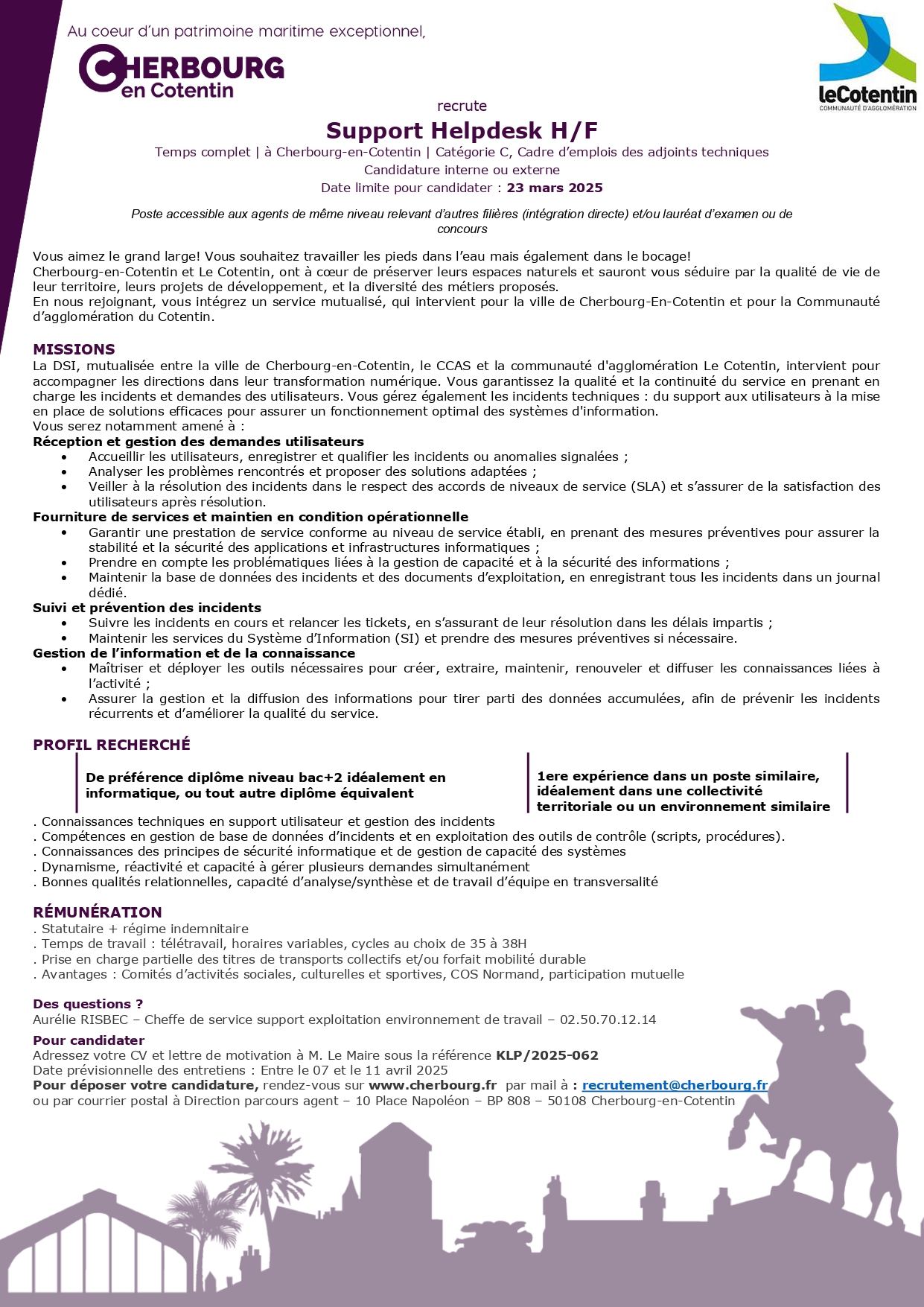 Support helpdesk H/F